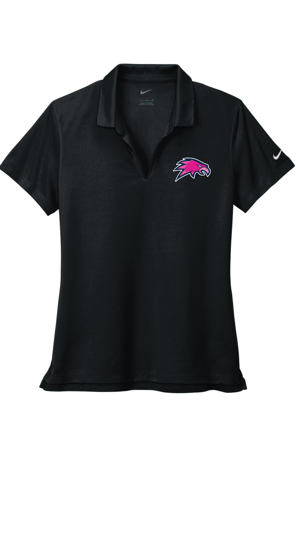 Women's Nike Dri-FIT Pink Firebird Logo Polo
